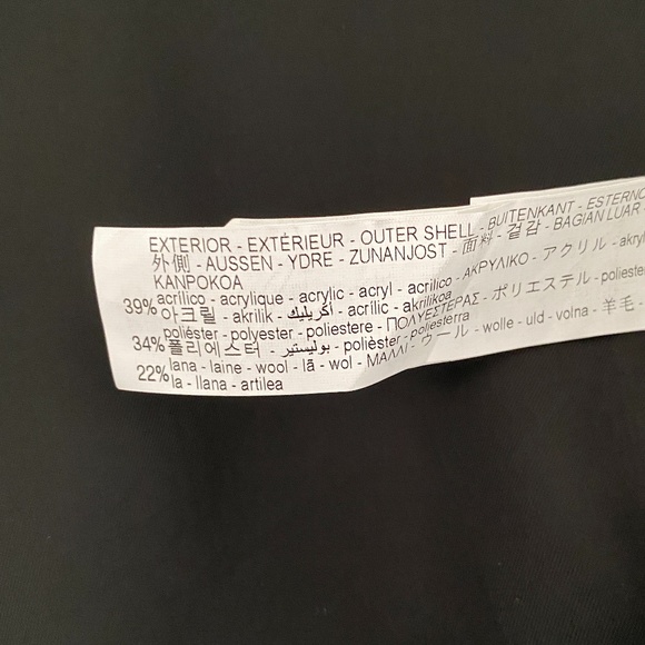 Zara Women Gray Masculine Herringbone Coat XS - Picture 8 of 14